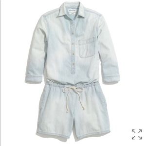 Madewell Chambray Romper